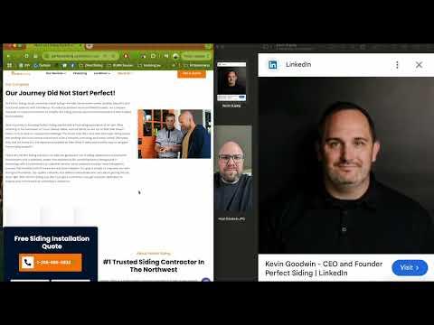 Idaho CONtractor "Perfect Siding" using OUR VIDEO to generate lead & widespread False Advertising